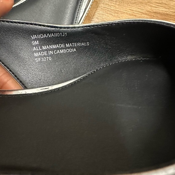 NOT FOR SALE: Madden girl flat silver sling back sandals - Picture 9 of 11